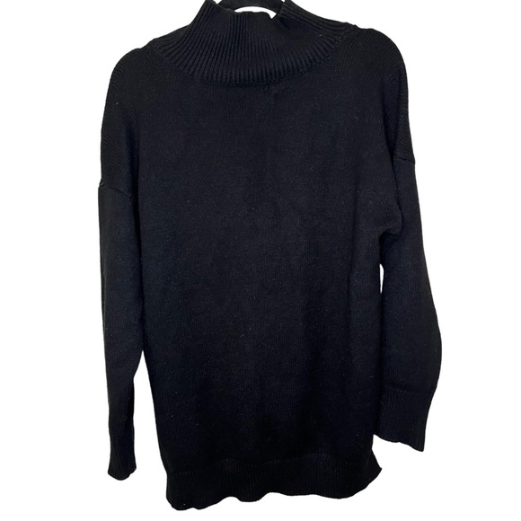 Anthropologie Maeve Black Crystal Tunic Sweater - Picture 7 of 14
